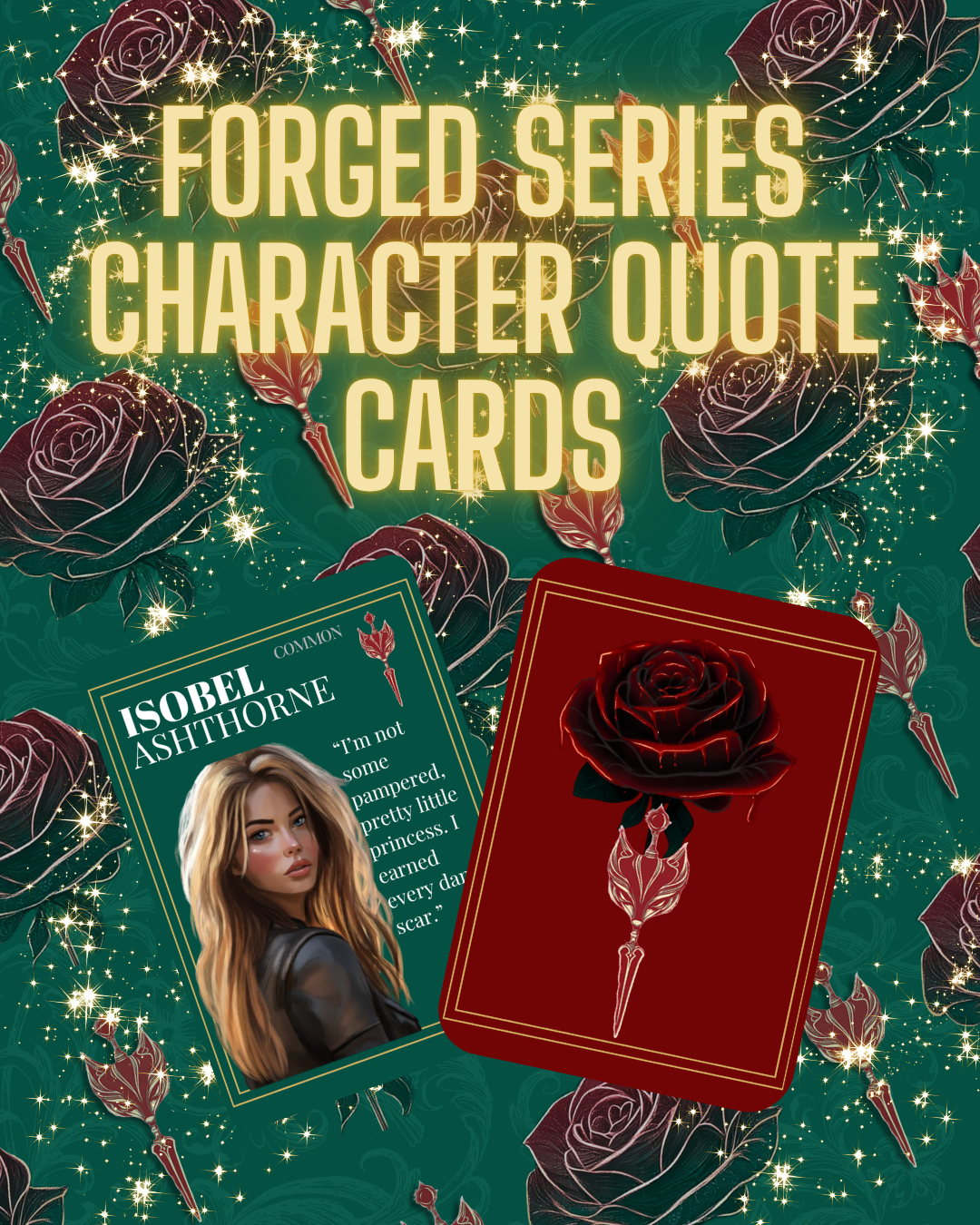 Forged Series Character Quote Cards