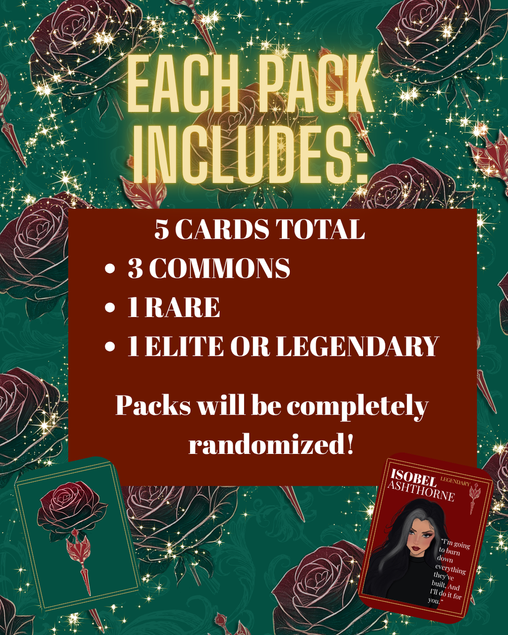 Forged Series Character Quote Cards