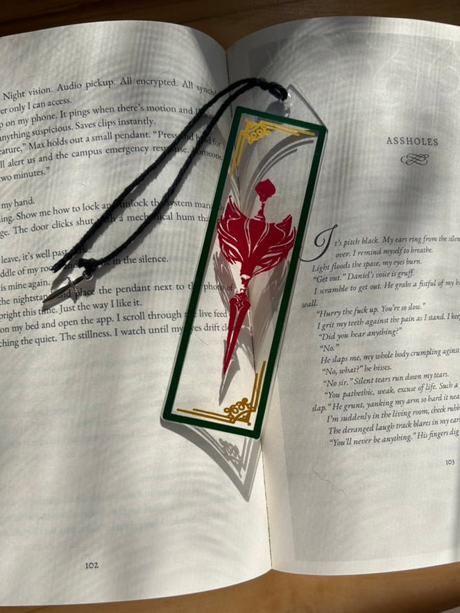 Guild Fox Dagger Acrylic Bookmark