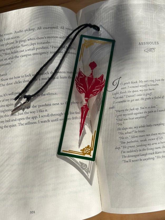 Guild Fox Dagger Acrylic Bookmark