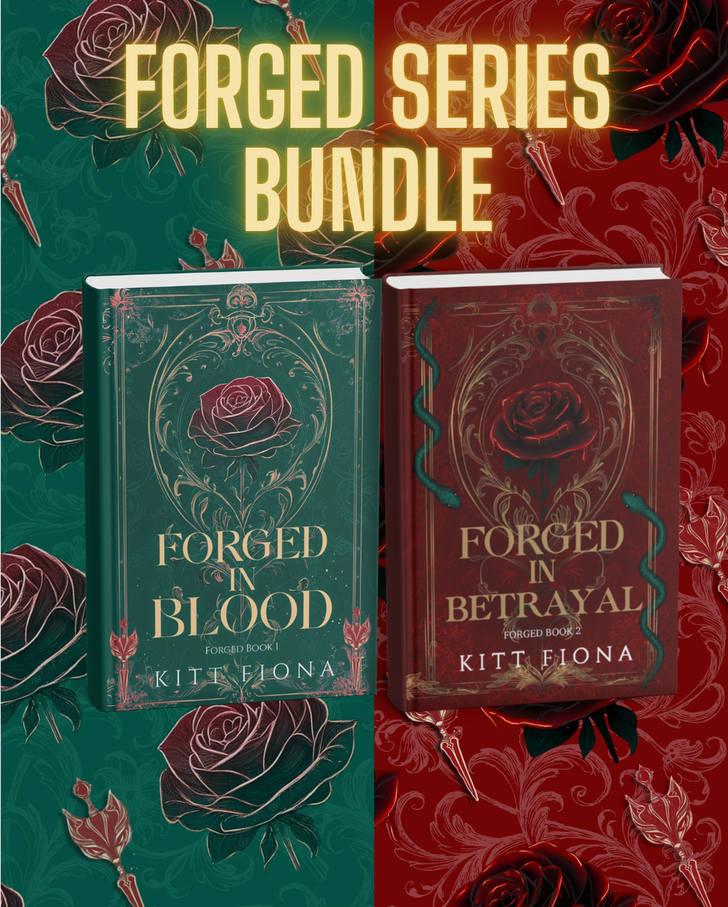 Forged in Blood & Betrayal Paperback DUO Bundle | Signed Copes