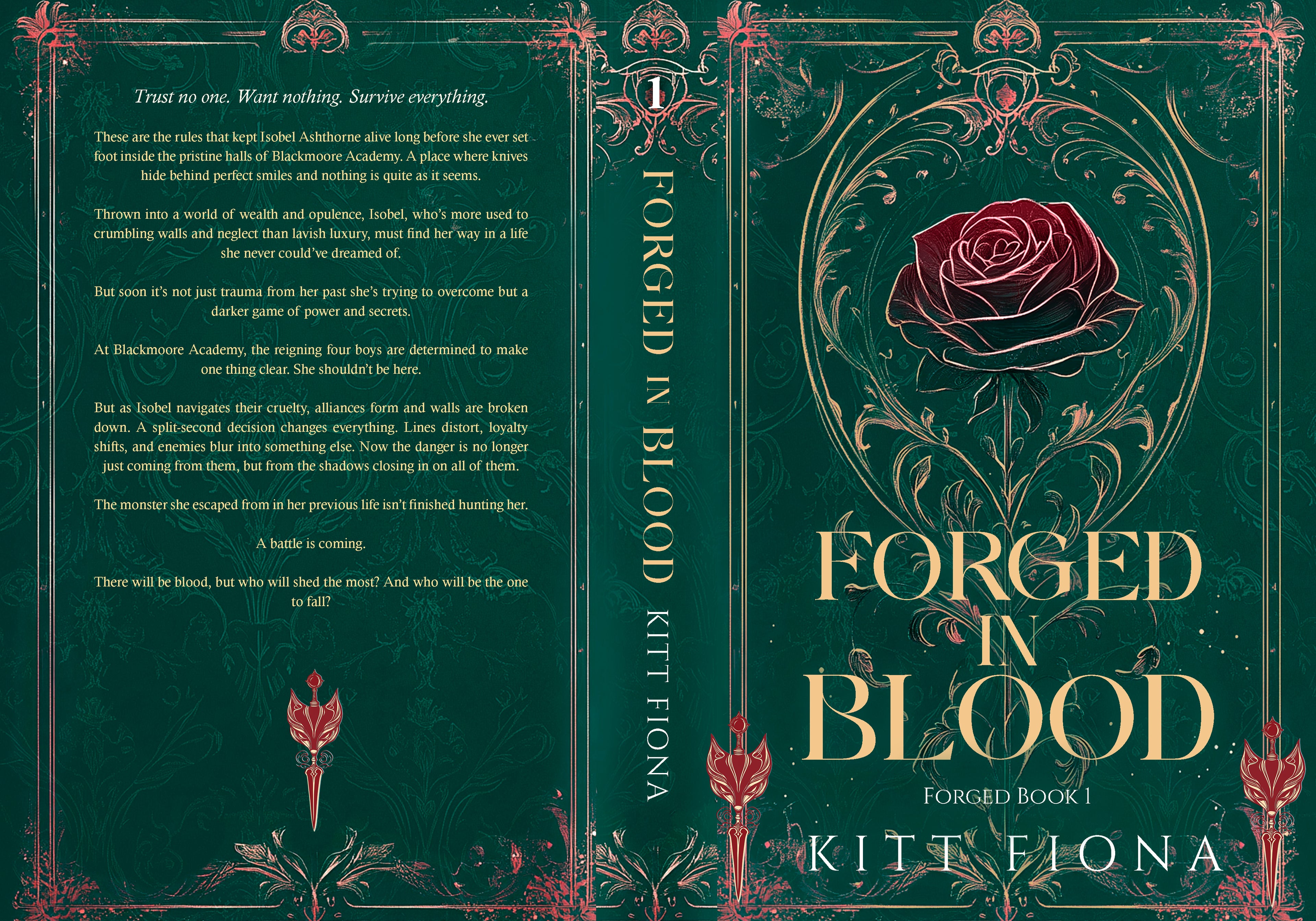 Forged in Blood Paperback - Dark Contemporary Romance